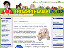 Tablet Screenshot of holzspielzeugplatz.com